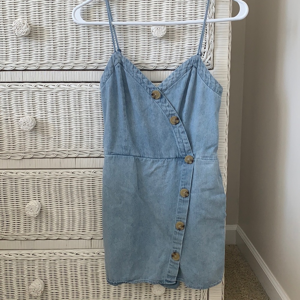 Denim romper